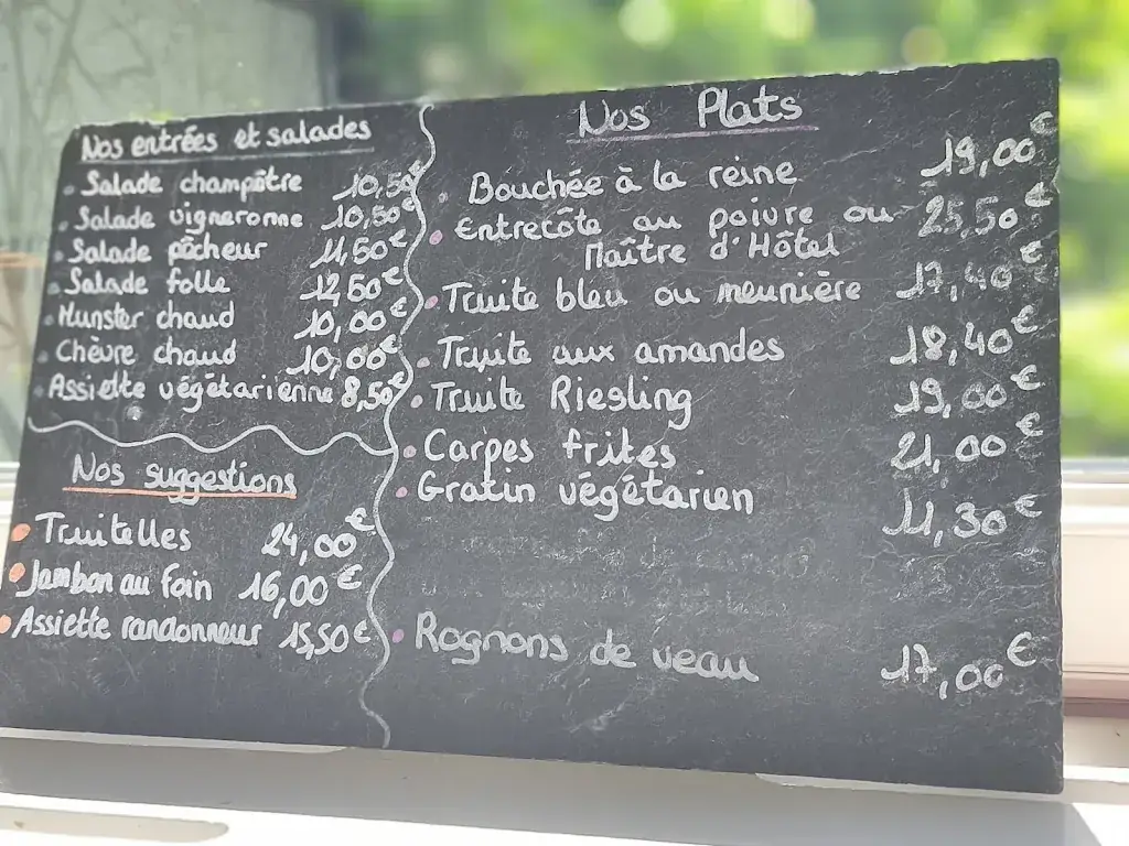 Menu_Auberge du Lac Noir_Orbey_image_2