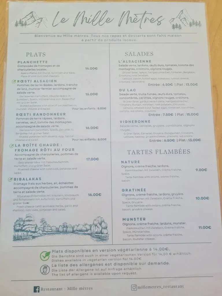 Menu_Le Mille Mètres_Orbey_image_1