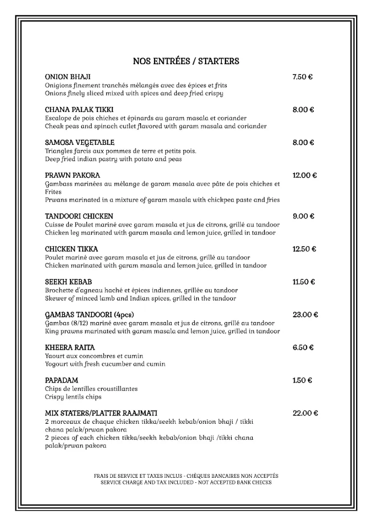 Menu_La Raajmati_Châteauneuf-Grasse_image_1