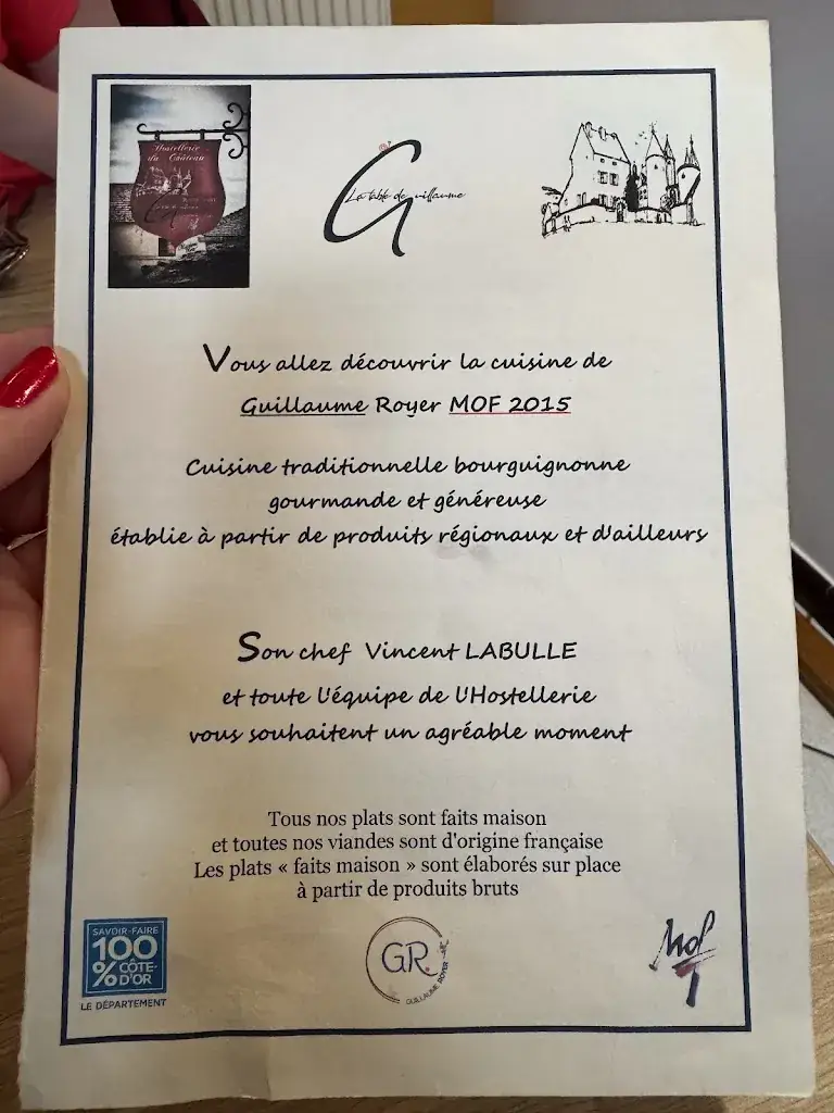 Carolien Coenen_Hostellerie du Château, La table de Guillaume_Châteauneuf_review