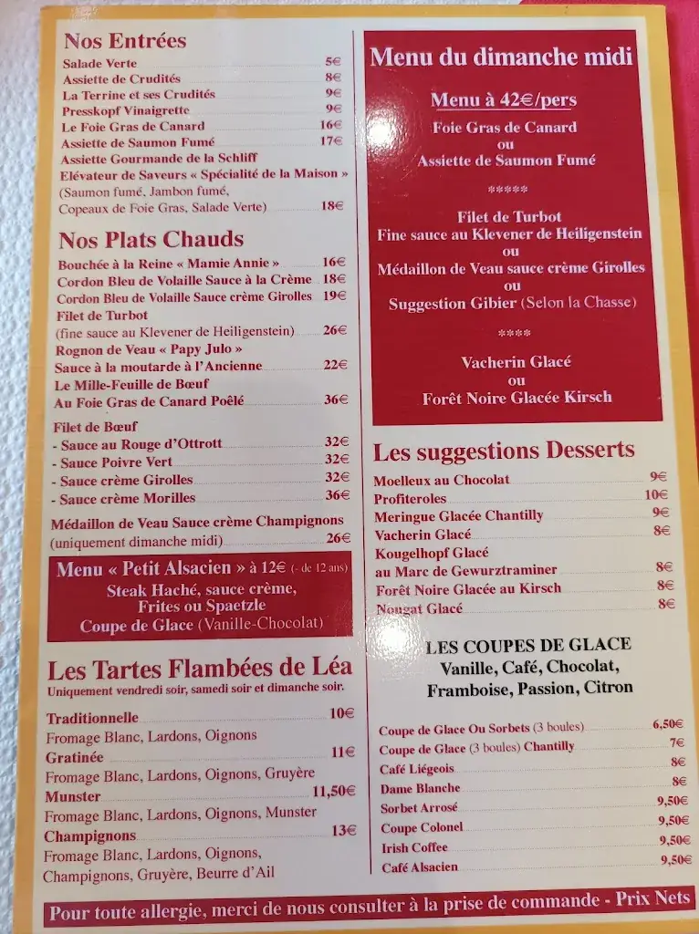 Menu_Restaurant Relais de la Schliff_Ottrott_immagine_1