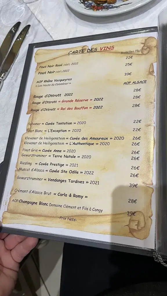 Menu_Restaurant Relais de la Schliff_Ottrott_immagine_3