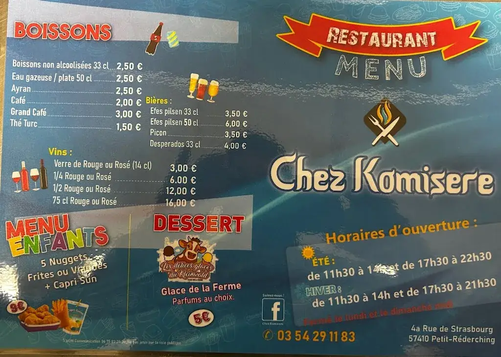 Menu_Kebab Chez Komisere_Petit-Réderching_image_1