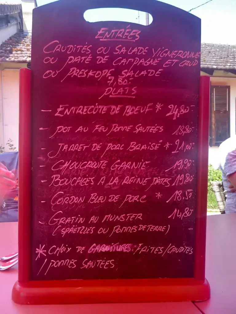 Menu_Auberge Au Bon Chasseur_Pfaffenheim_image_1