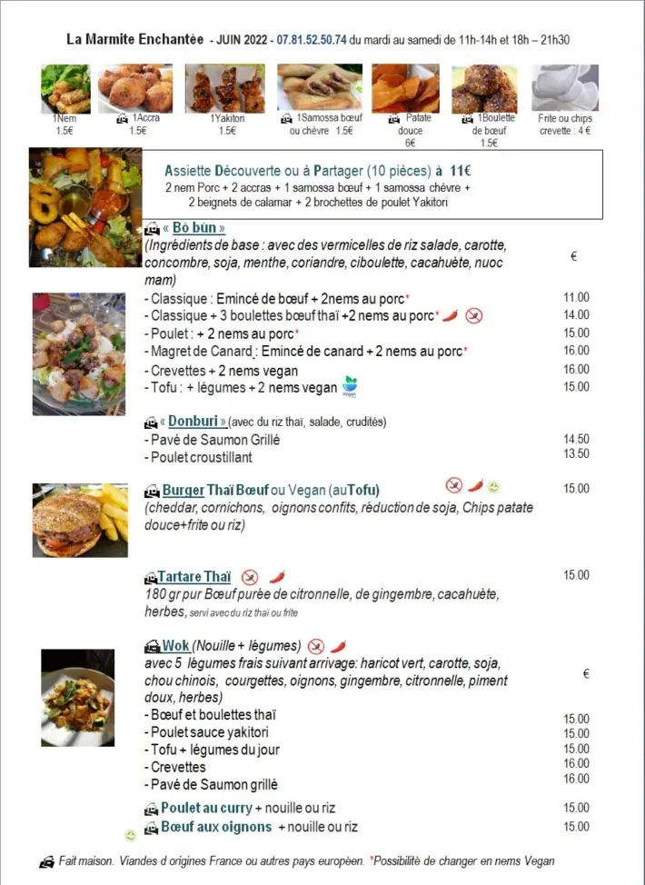 Menü_La marmite enchantée_Châteauneuf-Grasse_Bild_2