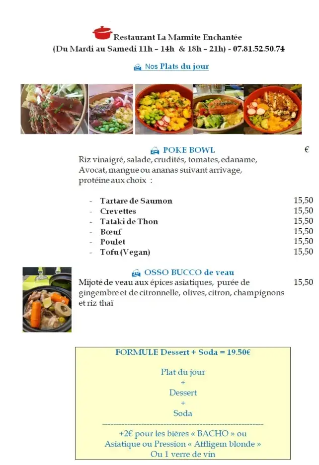 Menü_La marmite enchantée_Châteauneuf-Grasse_Bild_3