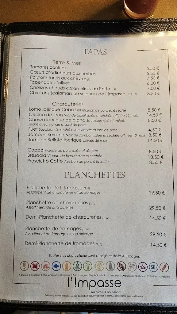 Menu_L'IMPASSE_Mundolsheim_immagine_1