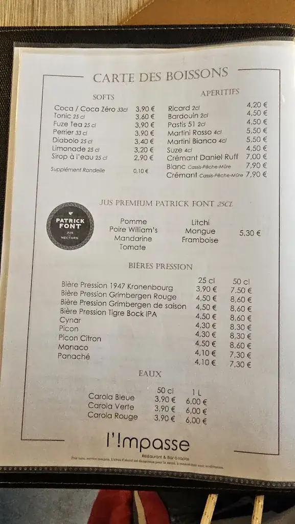 Menu_L'IMPASSE_Mundolsheim_immagine_3