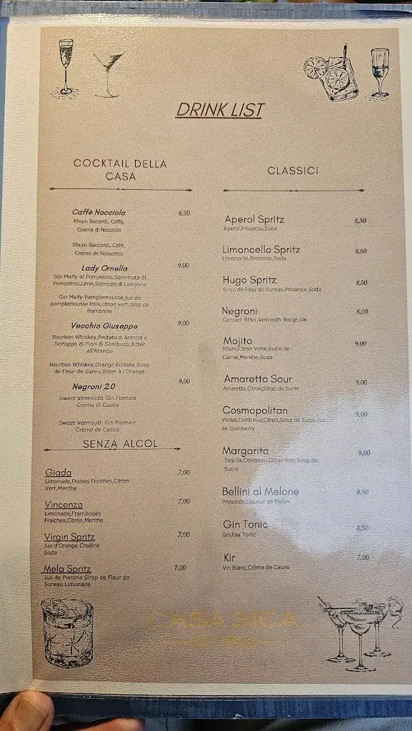 Menu_Casa Sica - Ristorante Pizzeria Salumeria_Mundolsheim_image_2