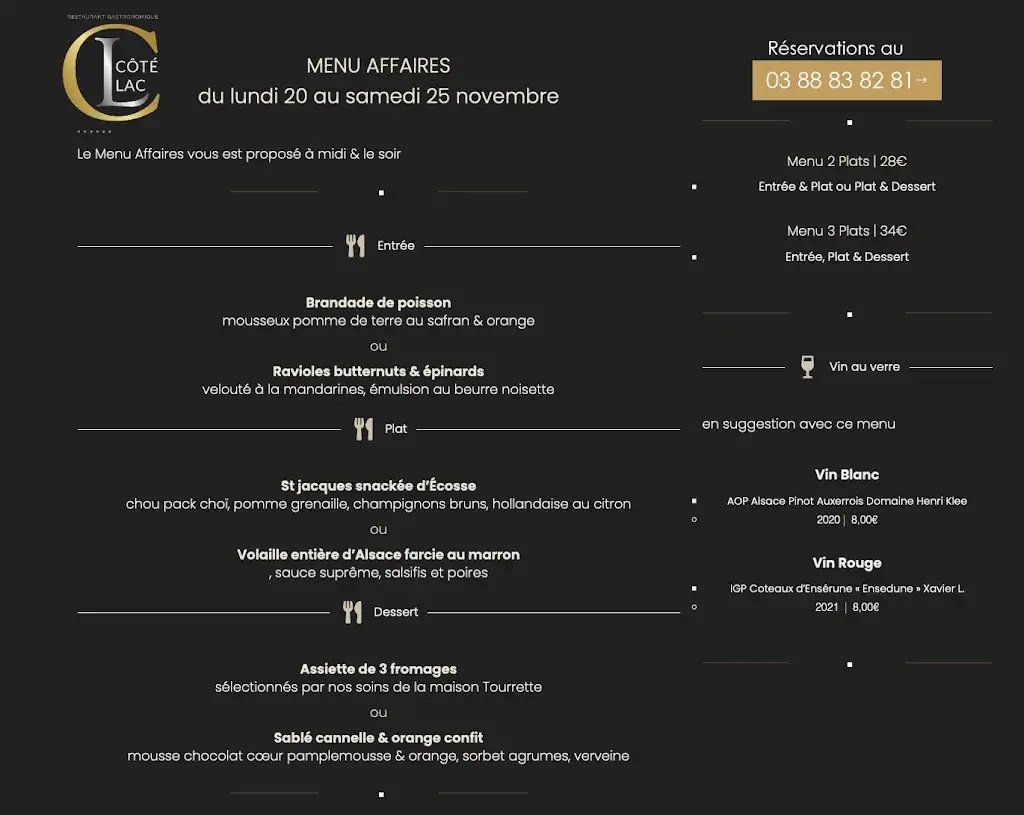 Menu_Côté Lac_Schiltigheim_image_2