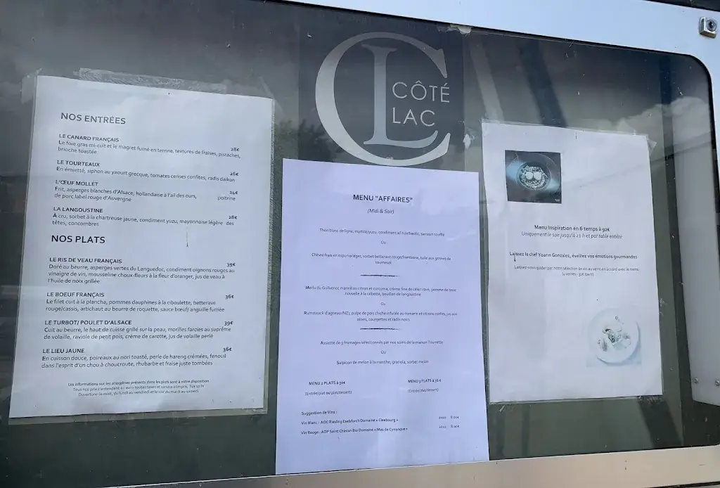 Menu_Côté Lac_Schiltigheim_image_3