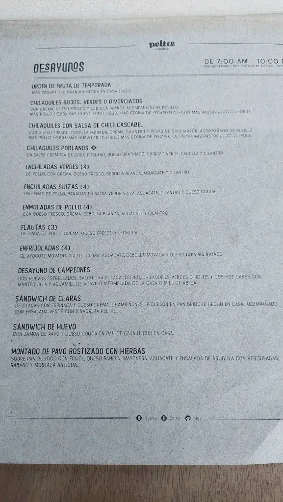 Menu_Peltre Lonchería (Pedregal)_Mexico_image_2