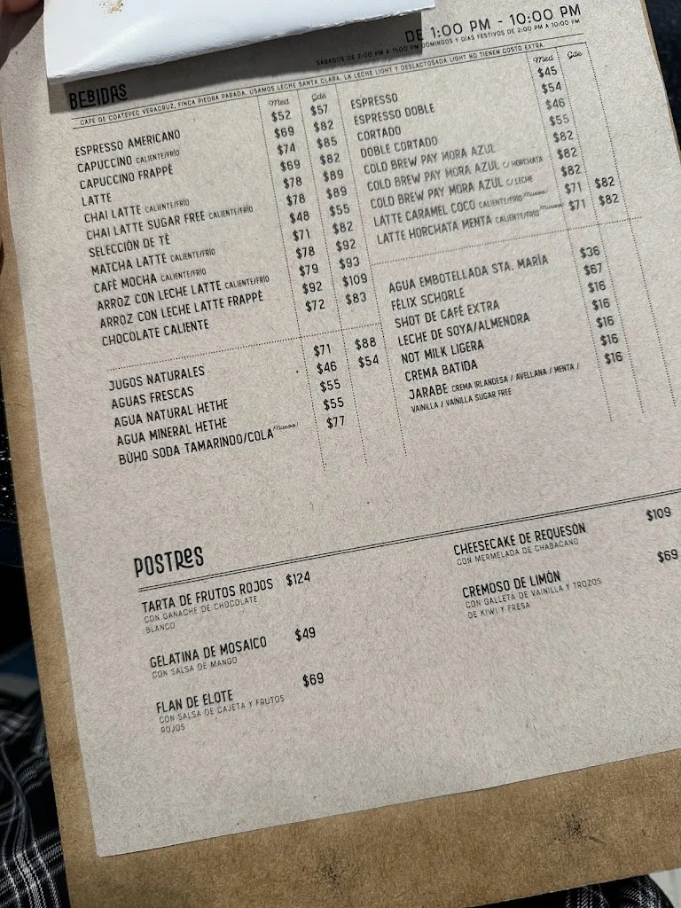 Menu_Peltre Lonchería (Coyoacán)_Mexico_image_2