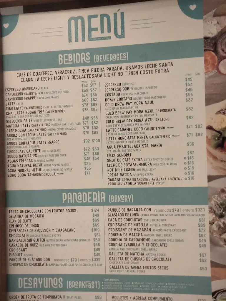 Menu_Peltre Lonchería _Mexico_image_2