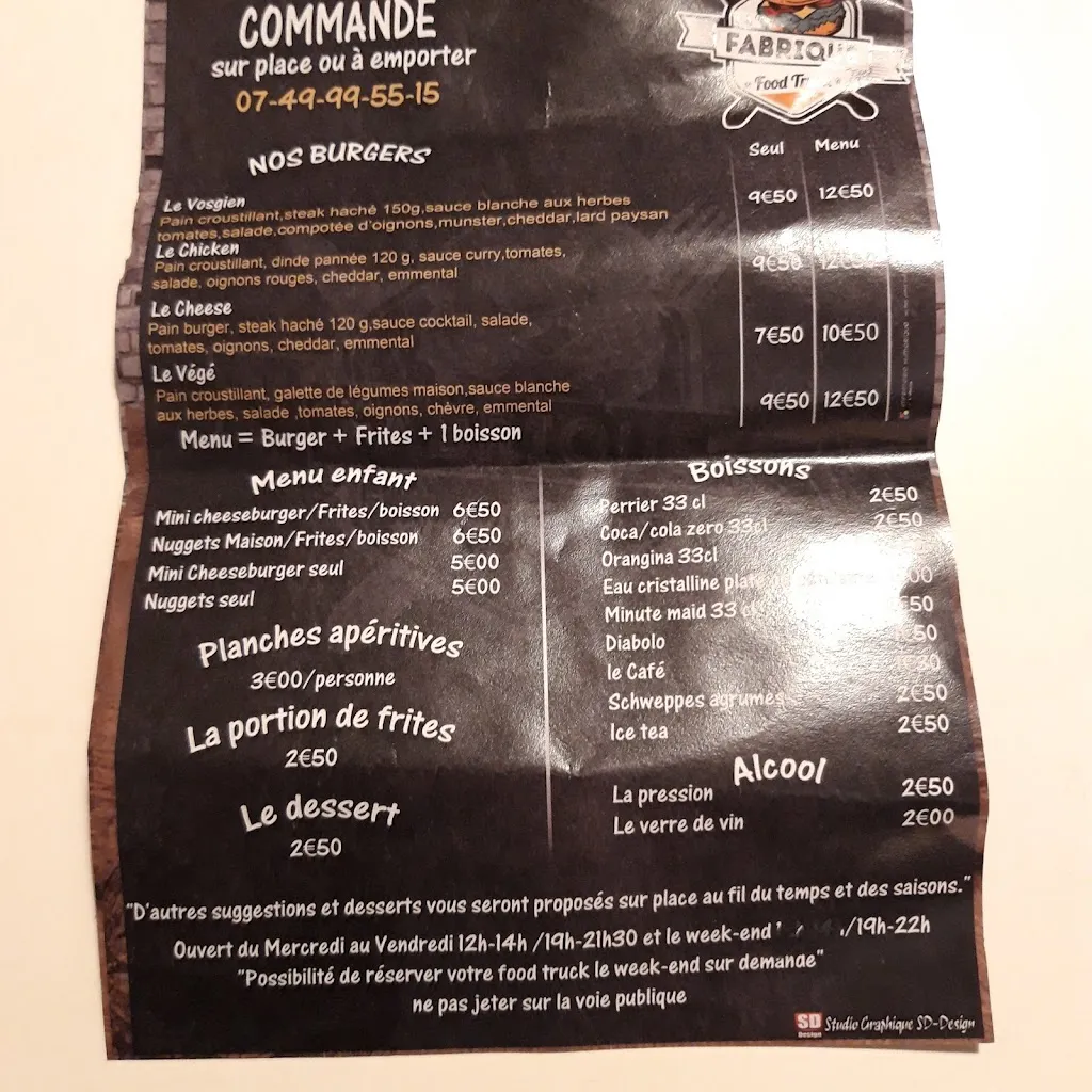 Menu_La fabrique_Neufchâteau_image_1