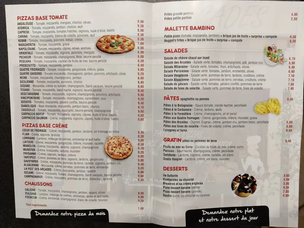 Menu_La Pizz des Arcades_Pont-Saint-Vincent_image_1