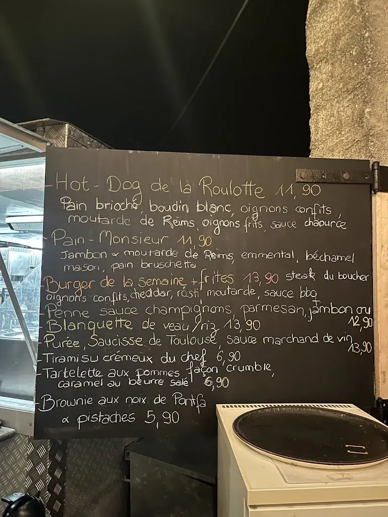 Menu_La Roulotte Champenoise_Pontfaverger-Moronvilliers_immagine_2