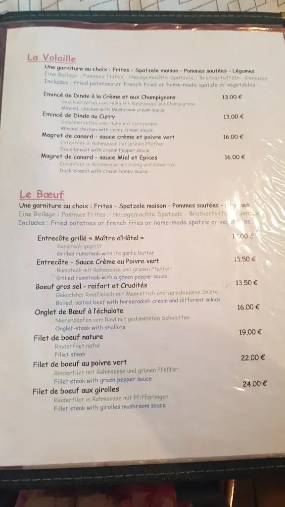 Menu_Hotel-Restaurant à l'étrier_Reichstett_image_1