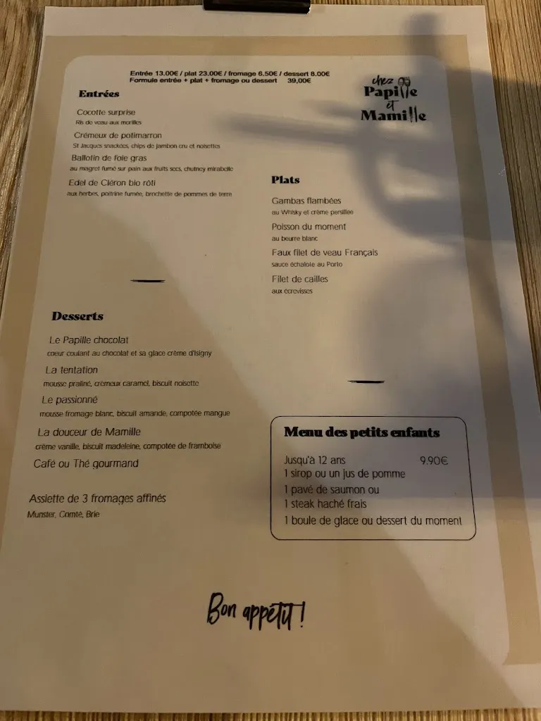 Menu_Restaurant chez Papille et Mamille_Remiremont_image_3