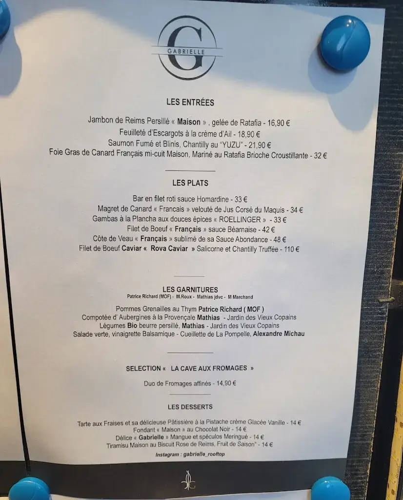 Menu_Restaurant Gabrielle Toit Terrasse_Reims_image_1