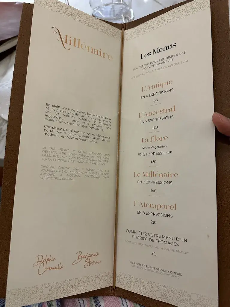 Menu_Le Millénaire_Reims_image_2