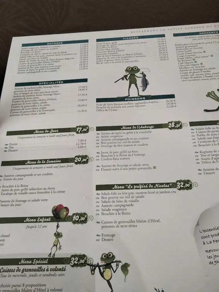 Menu_La Petite Auberge_Colligny-Maizery_image_1