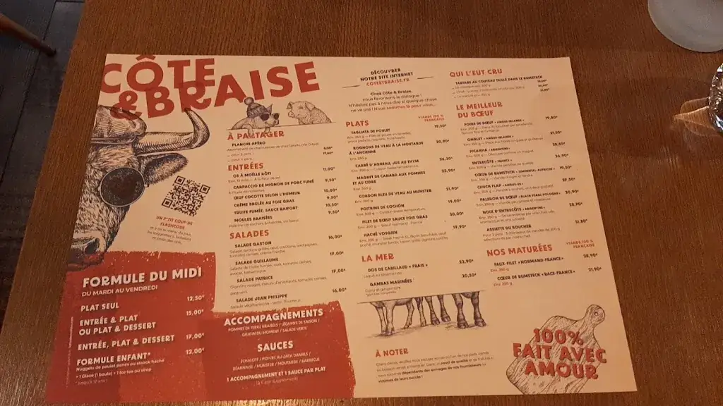 Menu_Restaurant Côte & Braise_Remiremont_immagine_1