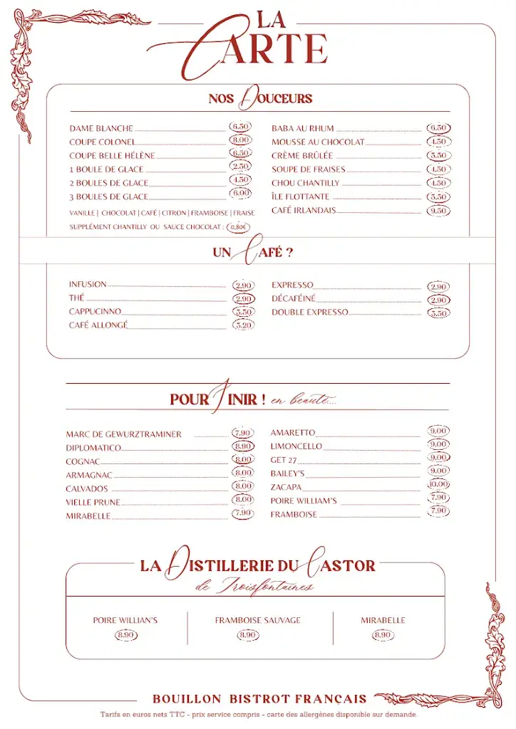 Menu_Chez Henriette, Bouillon - Bistrot Français_Phalsbourg_image_2