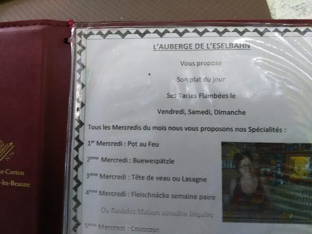 Menu_Auberge de l'Eselbahn_Hangviller_image_1