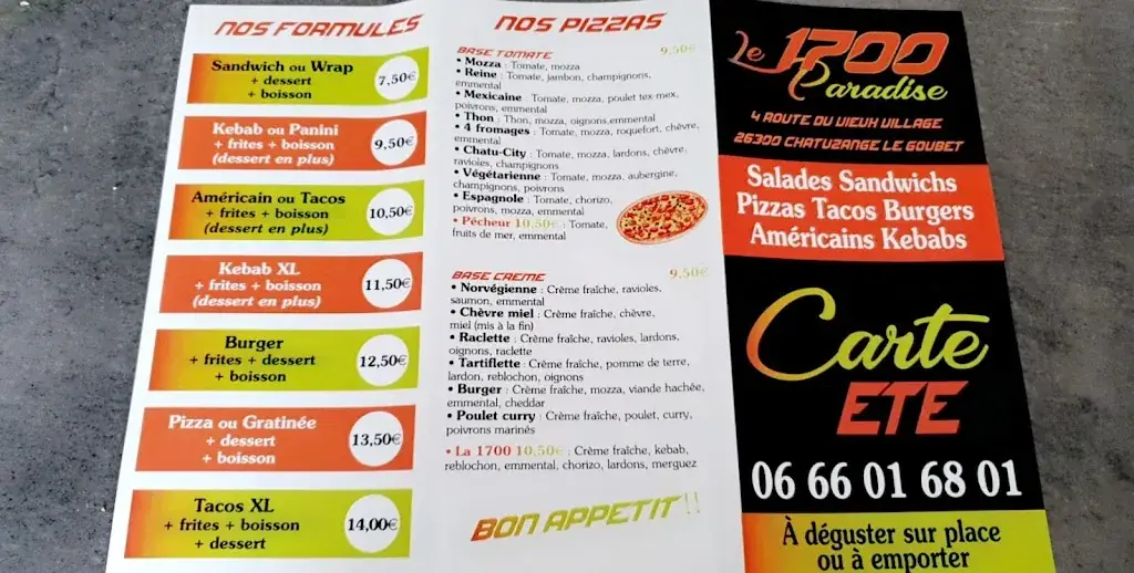 Menu_1700 PARADISE_Chatuzange-le-Goubet_image_4
