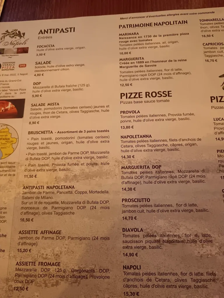 Menu_Il Napoli_Richwiller_image_4