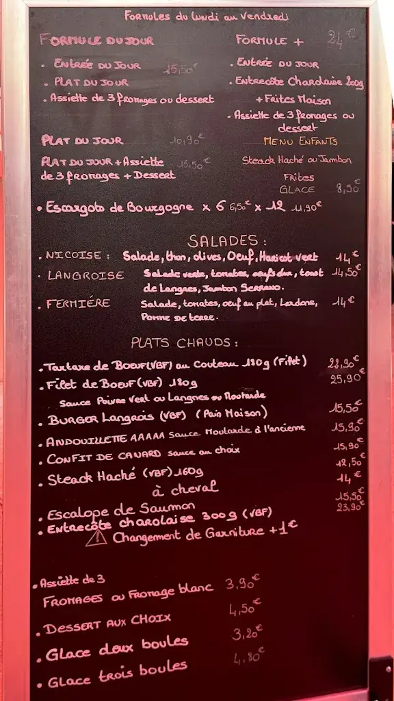 Menu_les Marronniers Pmu Bar Restaurant_Rolampont_image_1