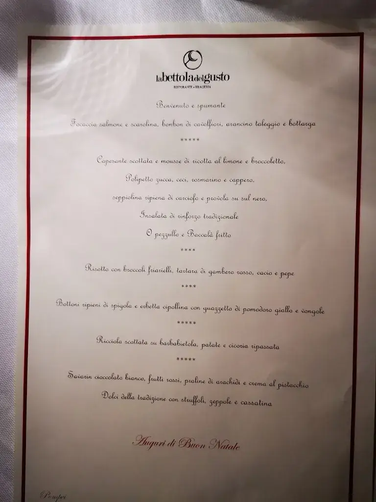 Menu_La Bettola Del Gusto_Italy_image_4