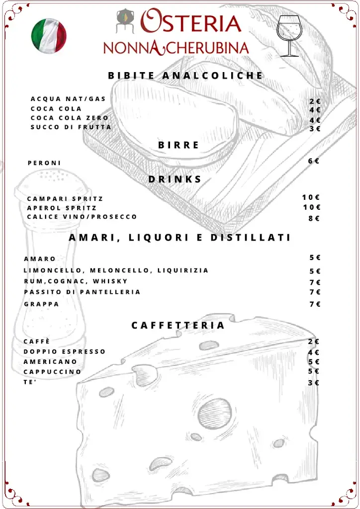 Menu_Osteria Nonna Cherubina_Italy_image_2