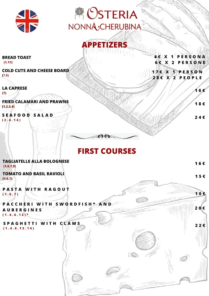 Menu_Osteria Nonna Cherubina_Italy_image_4