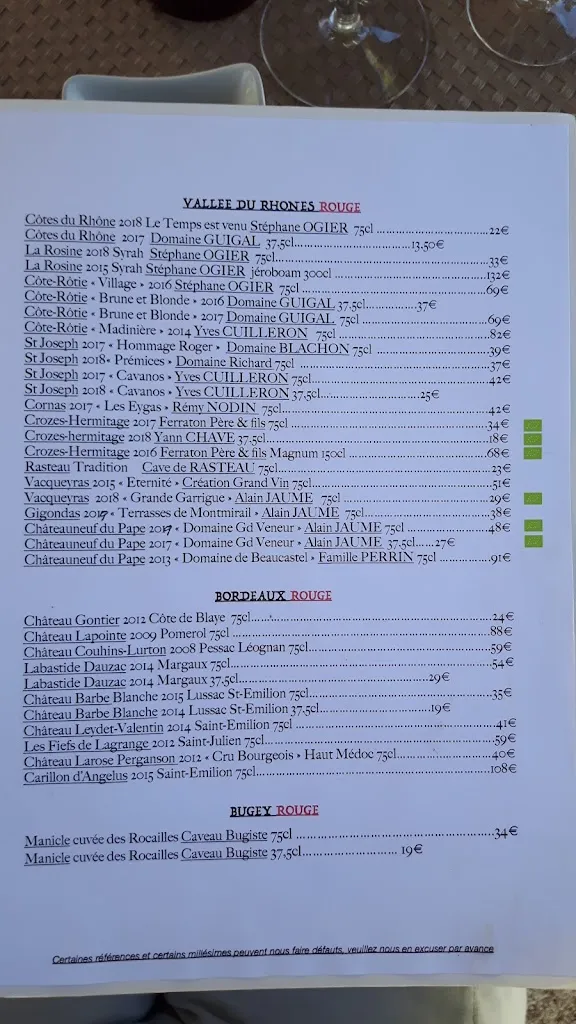 Menü_Auberge de Montessuy_Châtillon-sur-Chalaronne_Bild_3