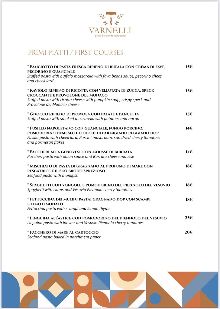 Menu_Varnelli Pizzeria Bistrot Ristorante_Italy_image_2