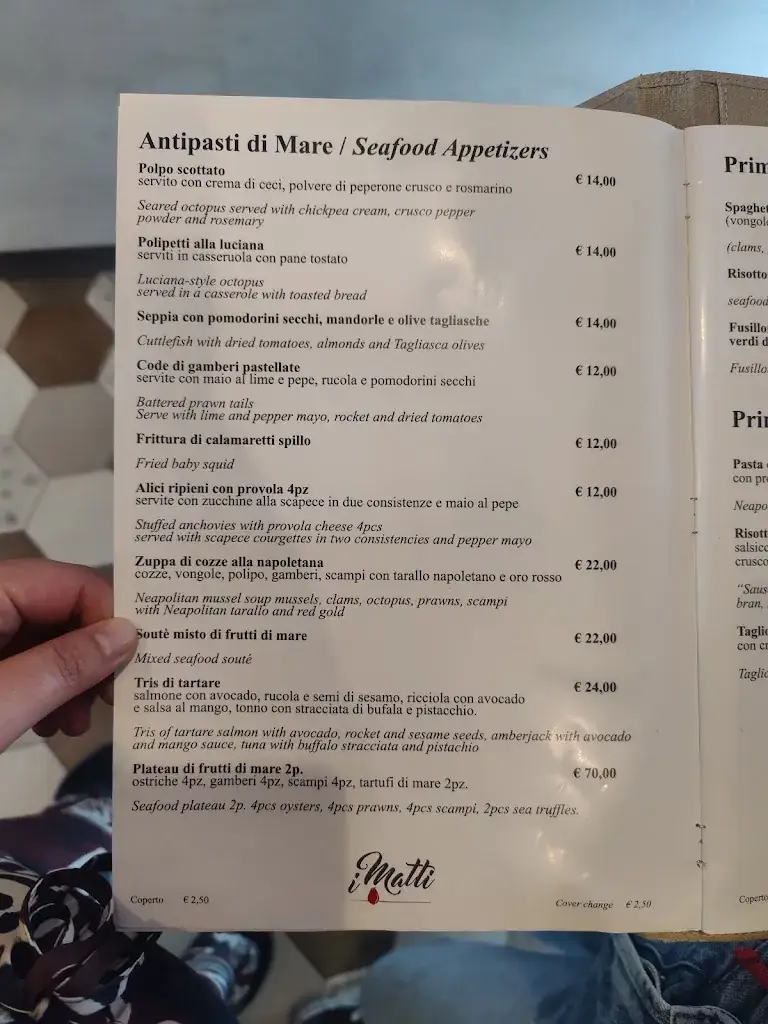 Menu_Ristorante Pizzeria IMatti_Italy_image_4