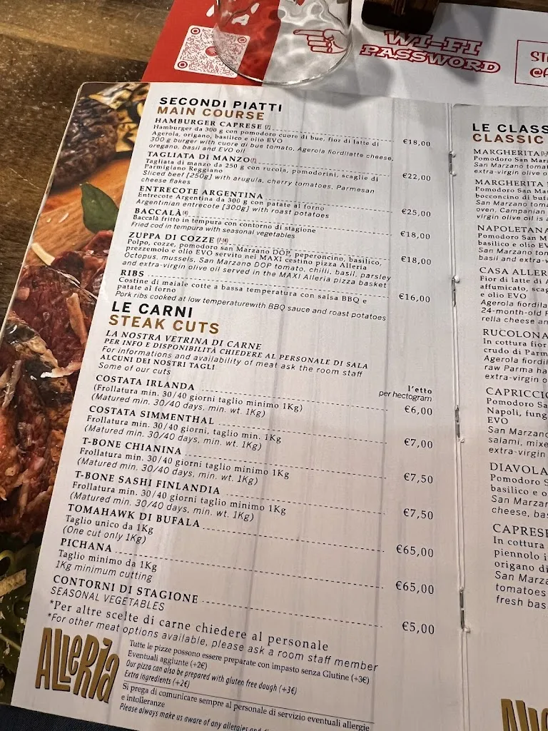 Menu_Alleria Pizzeria Newpolitana_Italy_image_1