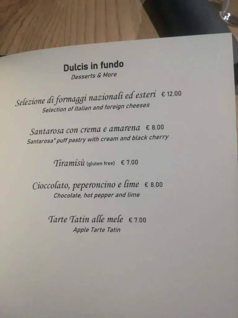 Menü_CENERE - Museum & Bistrot_Italy_Bild_4