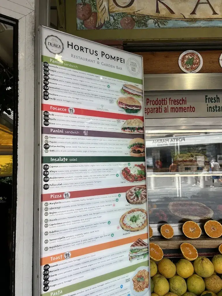 Menu_Hortus Pompei, Restaurant & Garden Bar_Italy_image_2