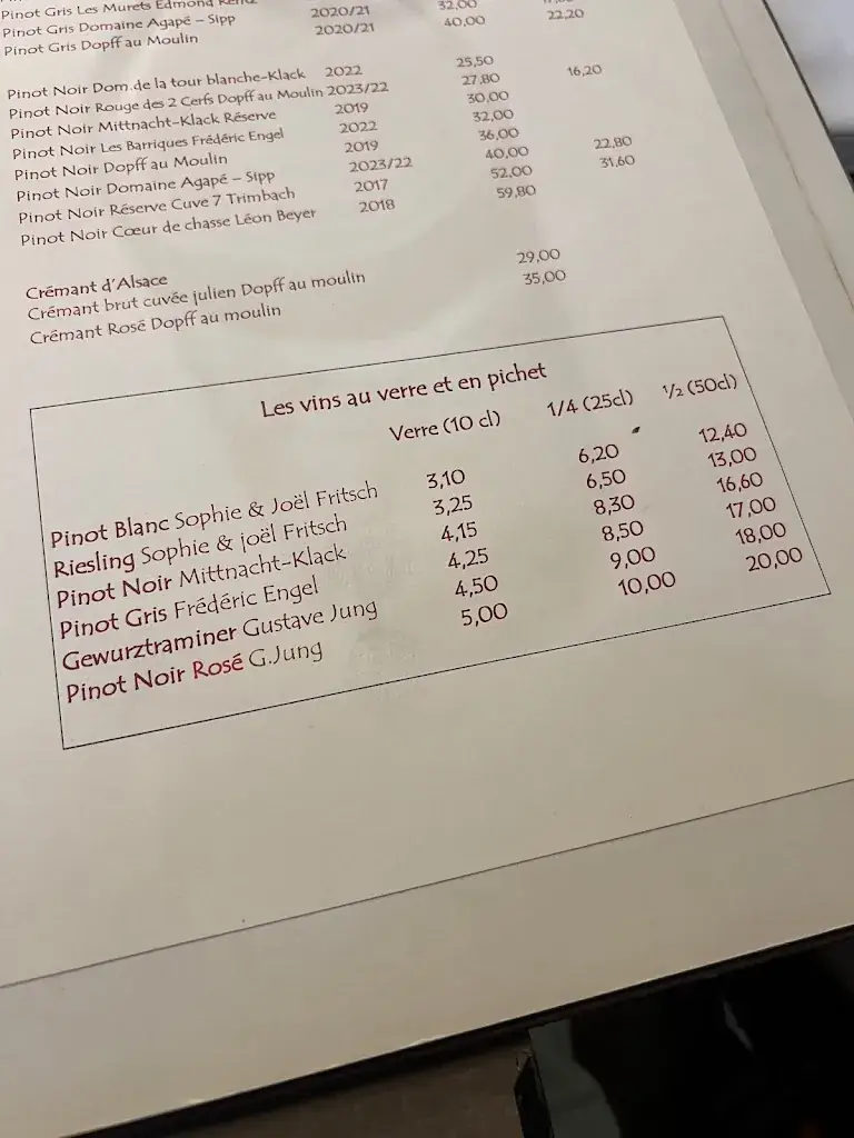Menu_La Grappe d'Or - Riquewihr_Riquewihr_image_4