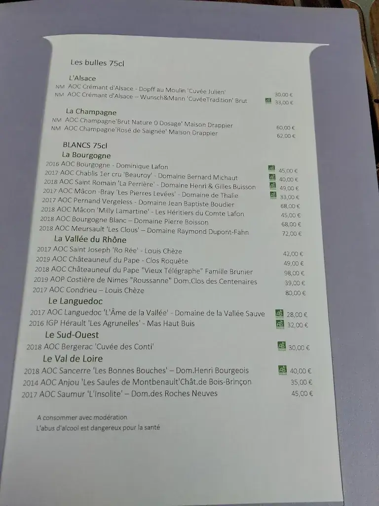 Menu_AOR La Table le goût et Nous - Riquewihr_Riquewihr_image_3