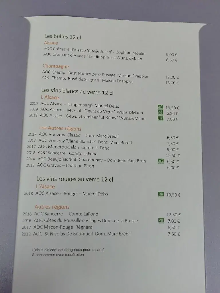 Menu_AOR La Table le goût et Nous - Riquewihr_Riquewihr_image_4