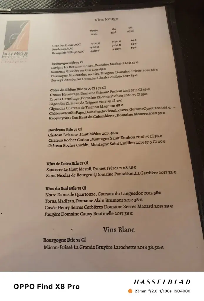 Menu_Au Dolder - Restaurant Riquewihr Colmar_Riquewihr_immagine_1