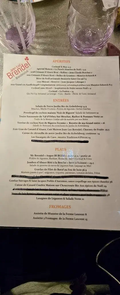 Menu_D'Brendelstub - Restaurant Riquewihr, Alsace [JL BRENDEL]_Riquewihr_immagine_1