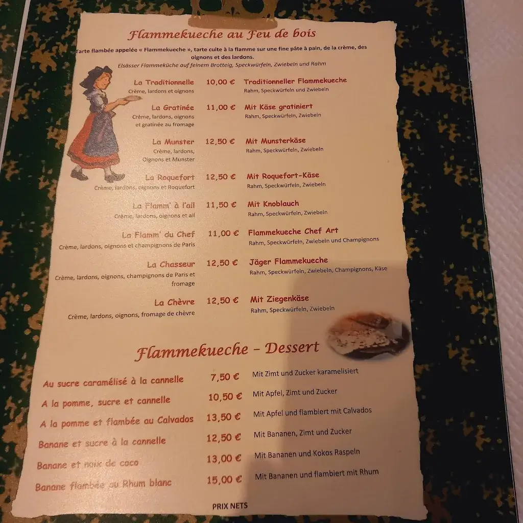 Menu_La Couronne de Roeschwoog - Flammkueche Restaurant_Rœschwoog_image_3
