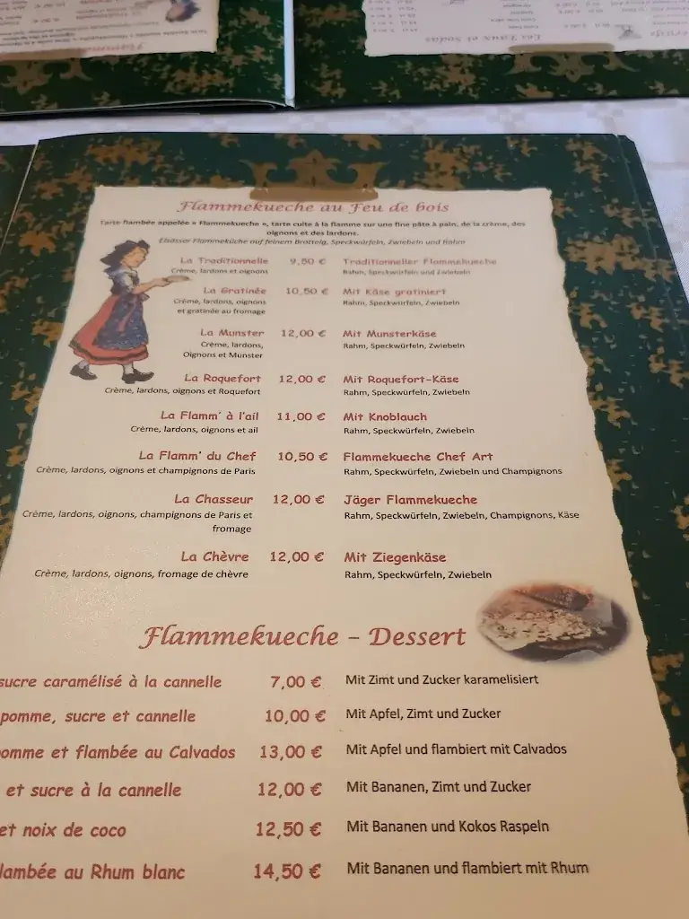 Menu_La Couronne de Roeschwoog - Flammkueche Restaurant_Rœschwoog_image_4