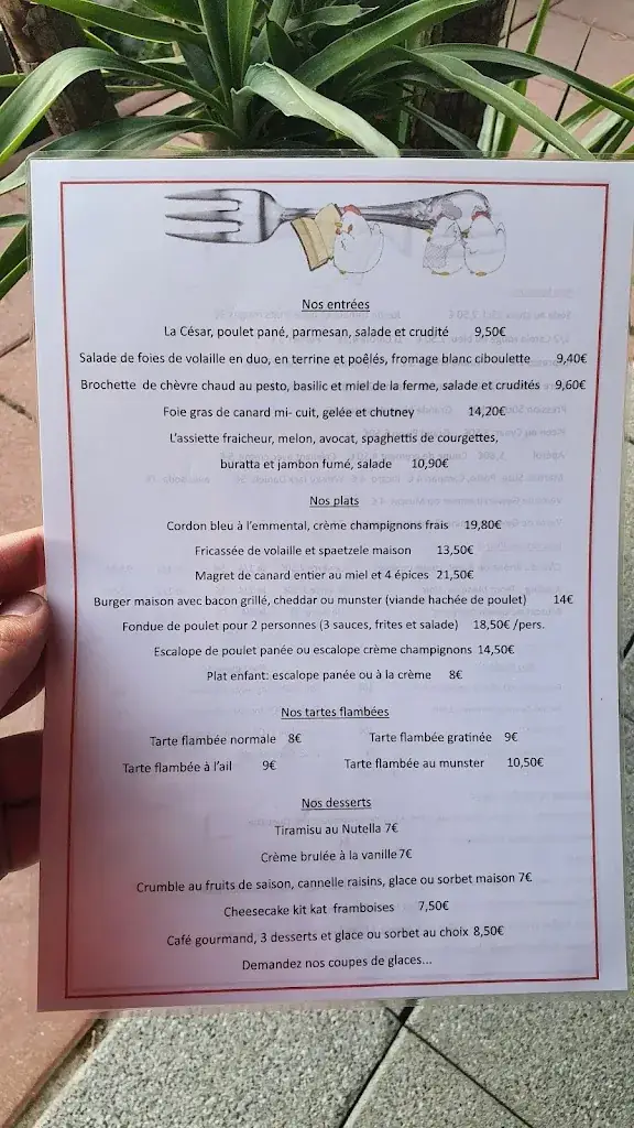 Menu_Le Poulailler - Auberge à la ferme_Roppenheim_image_4