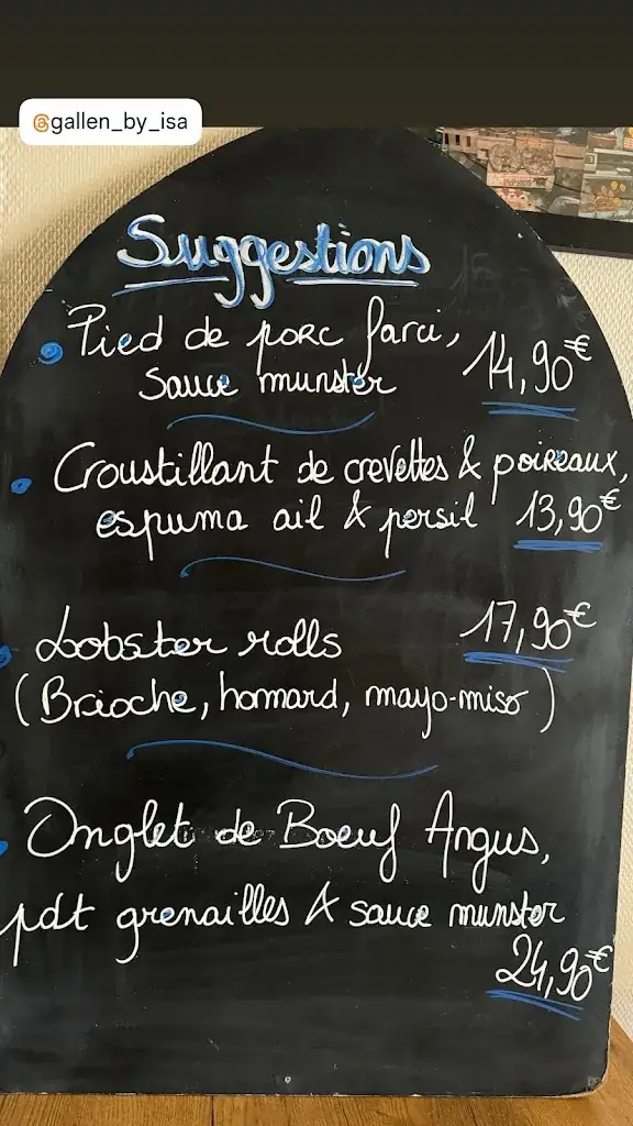 Menu_L’ Auberge de Saint-Amé_Saint-Amé_image_1